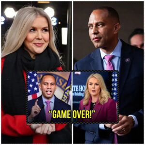 Hakeem Jeffries Tried to Challenge Karoline Leavitt, She Took A Massive Move Against Him House Minority Leader Hakeem Jeffries faces off against young White House Press
