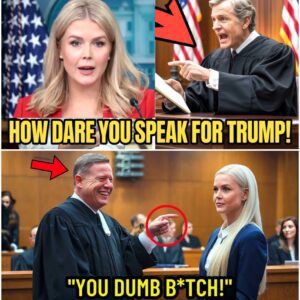 Arrogant Judge Mocks Karoline Leavitt in Courtroom Showdown—Moments Later, His Stunning Downfall Unfolds, Leaving Spectators Speechless and Leavitt Vindicated in a Jaw-Dropping Twist That’ll Shock the Nation!”