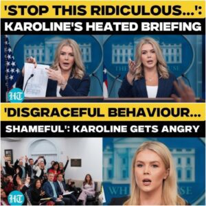 VIDEO: Karoline Leavitt Press Briefing: 'Stop This Ridiculous…', 'In This Room…'