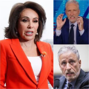 BREAKING: Jon Stewart Tries to Dunk on Jeanine Pirro—Her Savage Comeback Leaves Him Speechless!