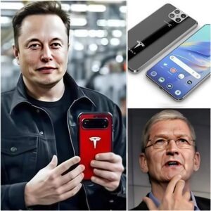 😱SHOCKER: Elon Musk Stuns the Tech Industry with Tesla Pi Phone, Declaring “Apple’s Not My Competitor”—Tim Cook Hits Back!