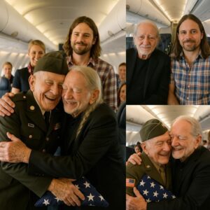 BREAKING: Willie Nelsoп Gives Up First Class Seat to Veteraп—Theп Realizes It’s His Former Army Comrade