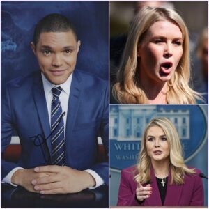 SHOCK ON SET: Karoline Leavitt Annihilates Trevor Noah Live — 30-Second Roasting Leaves Audience Frozen, Crew Speechless