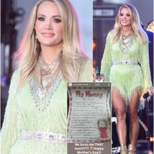 This Mother’s Day Message from Carrie Underwood’s Son Will Bring Tears to Your Eyes