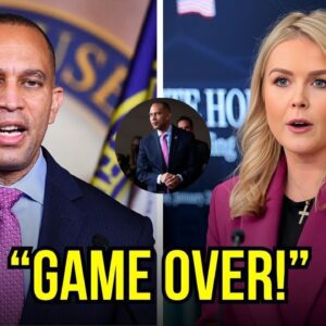 Hakeem Jeffries Tried to Challenge Karoline Leavitt, She Took A Massive Move Against Him House Minority Leader Hakeem Jeffries faces off against young White House Press Secretary Karoline Leavitt in a congressional hearing meant to expose her inexperience. Watch as Leavitt turns the tables with meticulous preparation and evidence that dismantles Jeffries' accusations.