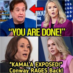 "Capitol in Uproar: George Conway Shocks Live Broadcast After Karoline Leavitt Drops Kamala Harris Bombshell — A Brutal Takedown That Shattered Washington!"
