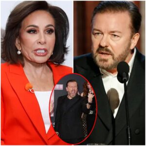 THIS JUST HAPPENED: Jeanine Pirro’s Epic Takedown of Ricky Gervais on Live TV Shocks Fans...