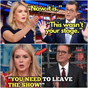 VIDEO: Karoline Leavitt Kicked Off Colbert’s The Late Show After Explosive Confrontation!...lu
