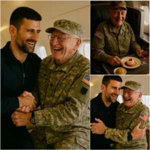 Tennis Star Novak Djokovic Stuns Passengers with Heartfelt Act for Veteran...
