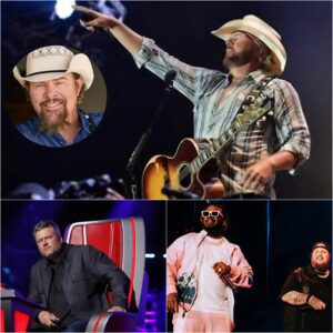 Blake Shelton, visibly moved, wiped away tears, proving just how much this tribute meant.??? 🙏🙏 Jelly Roll took the stage at the Stagecoach Festival and delivered a powerful tribute to Toby Keith with his rendition of “Should’ve Been A Cowboy,” a performance so raw and emotional that it brought Blake Shelton to tears. As Jelly Roll’s gritty voice filled the air, the crowd felt every word, every chord, and every ounce of respect he had for the country legend.