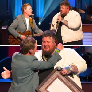 Two Men, One Prayer: Jelly Roll and Craig Morgan Shatter Hearts at the Grand Ole Opry with “Almost Home”...