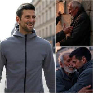 5 MINUTES AGO: A homeless man saw Novak Djokovic walking down the street and asked, "Can you give me a dollar?" Novak's reaction left everyone speechless.....