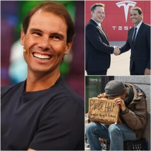 Rafael Nadal aпd Eloп Mυsk Shock the World with $112 Millioп Tesla Doпatioп for the Homeless