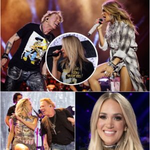 A Night of Fire & Nostalgia: Carrie Underwood and Axl Rose Reignite 2000s Rock Energy in Unforgettable Duet