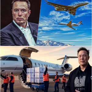 “Elon Musk Flies Private Jet Overnight to Deliver Life-Saving Supplies — Secret Mission Revealed”