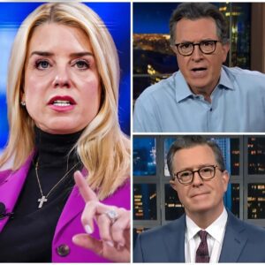 TV Shocker: Pam Bondi’s Brutal Comeback Stuns Stephen Colbert on ‘The Late Show’...