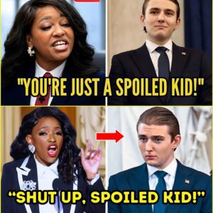 Video: Barron Trump EXPLODED at Jasmine Crockett – Her Response Left Him BEGGING on Live TV! n