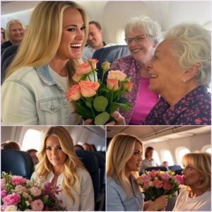 SHOCKING AIRBORNE SURPRISE: Carrie Underwood Stuns Passengers with Secret Mid-Flight Tribute to Her Mom
