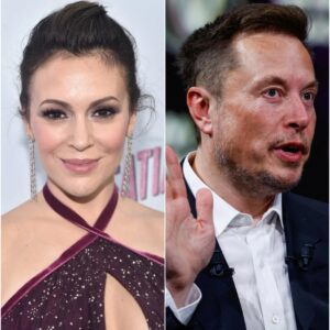 “Alyssa Milano Blames Elon Musk — Hollywood Erupts Over Her Explosive Accusation”