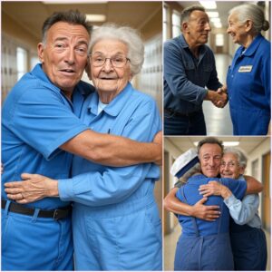 Bruce Springsteen Discovers His Old School Janitor Still Working at 81 Years Old and Surprises Everyone.