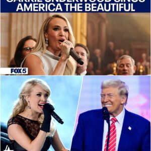 “Carrie Underwood’s Bold A Cappella Moment at Trump’s Inauguration Stuns Crowd — ‘I’ll Just Sing It’”