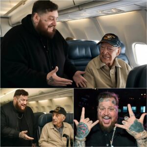 BREAKING: Jelly Roll’s Heartfelt Gesture: Giving Up First-Class Seat to Veteran Sparks Surprise...