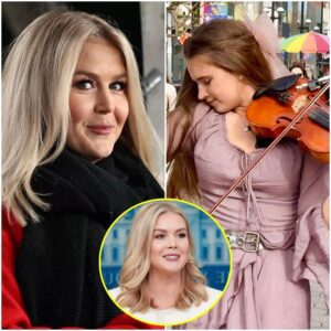 "Karoline Leavitt Stops for a Street Violinist—What She Does Next Leaves the Crowd Speechless!"