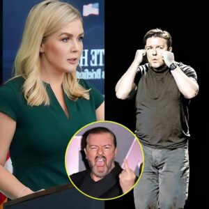 "Karoline Leavitt DESTROYS Ricky Gervais in SHOCKING Live TV Showdown—Her Brutal Clapback Leaves Fans and Host Speechless!"