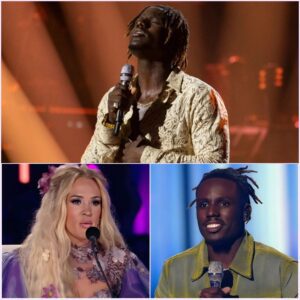 Carrie Underwood Faces Backlash Over Alleged โUnfair Treatmentโ of Jamal Roberts on American Idol! ๐ค Fans are speaking out, claiming Carrie didnโt give Jamal Roberts a fair chance on the show. Social media is buzzing with accusations of favoritism and questionable judging.
