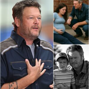 “Blake Shelton Sees a Pregnant Woman Struggling at a Gas Station—What He Did Next Will Shock You!”