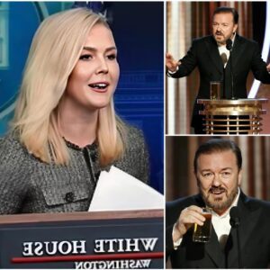THIS JUST HAPPENED: KAROLINE LEAVITT HUMILIATES RICKY GERVAIS ON LIVE TV—THE VIEW AND HOST REACTIONS ARE CRAZY!