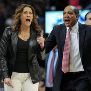 "Head coach Sydney Johnson of the Washington Mystics caused a stir when he sent a ‘chilling’ three-word message to the Indiana Fever ahead of their next game, leaving Stephanie White anxious and fearful."