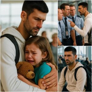 BREAKING NEWS: Tennis legend Novak Djokovic Finds a Lost Child at the Airport! What Novak Djokovic Does Next Will Leave Everyone STUNNED!...