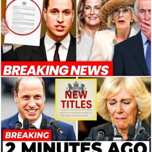 (Video) Camilla GOES NUTS After Prince William STRIPS Royal Titles From Camilla’s Family n