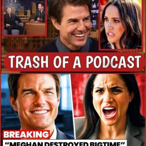 Meghan IMPLODES After Tom Cruise Completely DESTROYS her Podcast on the Late Show (VIDEO) n