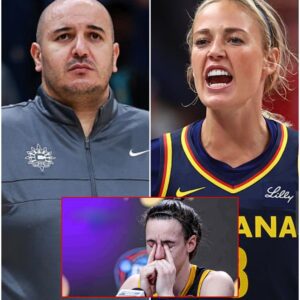 BREAKING: Connecticut Sun head coach Rachid Meziane declared that the team's first win will be against the Indiana Fever. He said Indiana without Caitlin Clark is a weak team. Sophie Cunningham responded strongly, "I'm still here..."