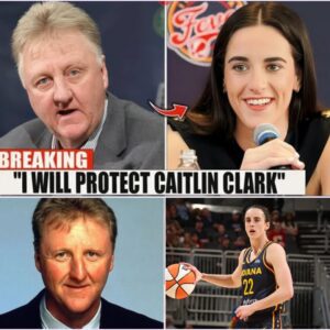 Larry Bird Breaks Silence with Powerful Message to Caitlin Clark—Is This the WNBA’s Turning Point?