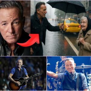 HEARTWARMING NEWS: Taxi Ignores Elderly Woman in the Rain — Bruce Springsteen Sees It and Steps In!