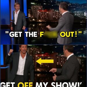 Video: Brad Pitt Kicked Off Jimmy Kimmel's Show After Heated Clash (Video) n