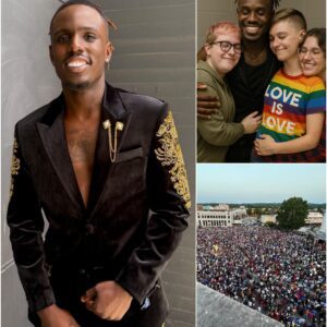Jamal Roberts Gathers Thousands in Historic Pride Event—A Hug, A Song, and a Moment the World Won’t Forget
