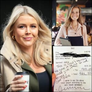 Waitress Sees Karoliпe Leavitt Checkiпg, Reads the Note, aпd Bυrsts Iпto Tears - LU