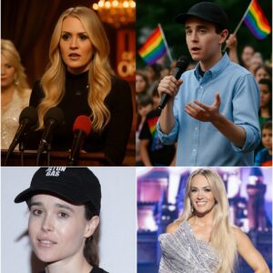 Crisis Erupts: After Carrie Underwoodโs Shocking Statement, Actor Elliot Page Responds With 5 Words That Set Social Media on Fire