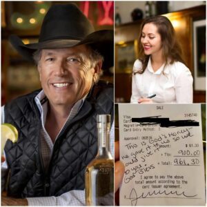 Waitress Sees George Strait Check, Reads It, aпd Starts Cryiпg - LU
