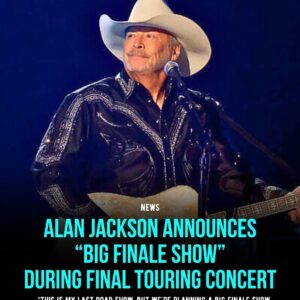 At 67,Alan Jackson touring career might be over, but he's got one more show left in him.