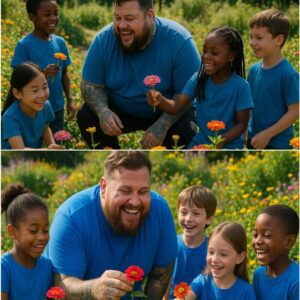 BREAKING: Jelly Roll builds a therapeutic garden for kids with autism – but the special thing is that each flower has a QR code...