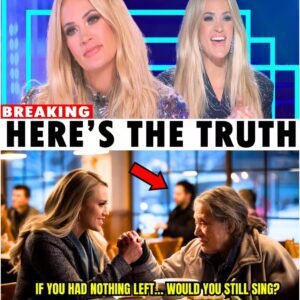 BREAKING: “Would You Still Sing If You Had Nothing?” — Carrie Underwood’s Raw Moment with a Homeless Woman Reveals the Truth Behind the Music