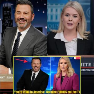 BREAKING TV MELTDOWN: Karoline Leavitt KICKED OFF Jimmy Kimmel Live! โ The Shocking On-Air Clash That Left Viewers Speechless!
