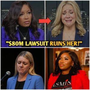 Karoline Leavitt BREAKS DOWN After $80M Lawsuit Over Jasmine Crocket