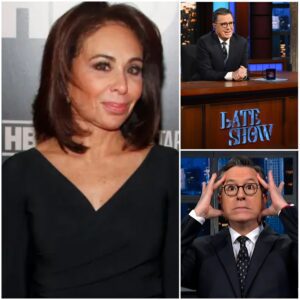 BREAKING: Jeanine Pirro’s Blistering Takedown of Stephen Colbert Rocks Late-Night TV...