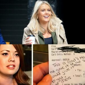 Waitress Sees Karoline Leavitt’s Check, What was on that piece of paper that made her bursts into tears like that?